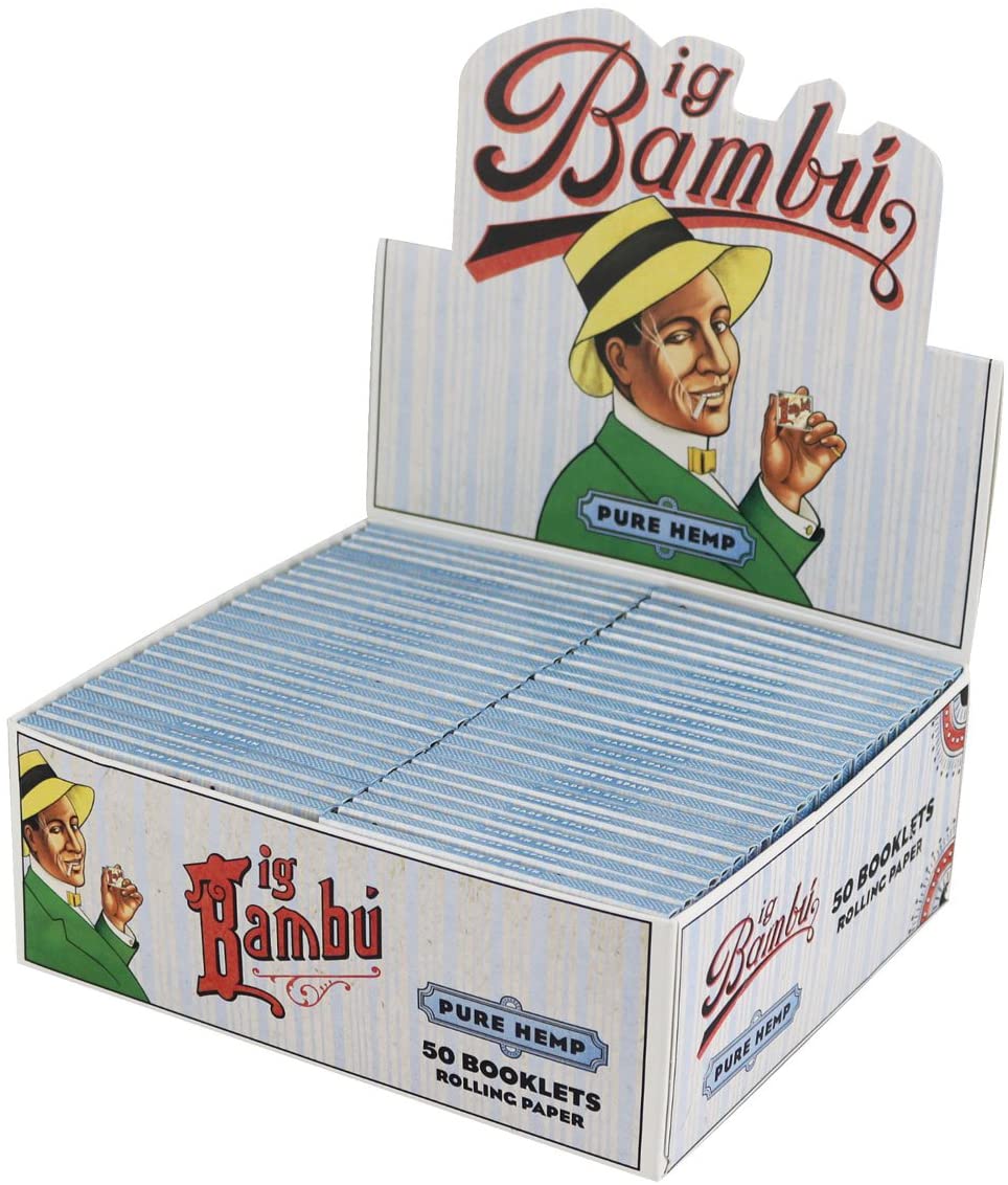Bambu – Big Bambu Pure Hemp Rolling Paper (50 Booklets) – Cigarette Rolling  Stock